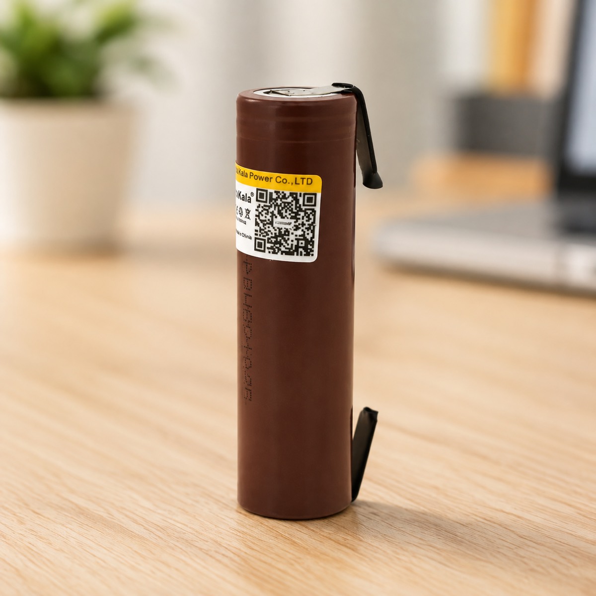 Літій-іонний акумулятор BATTERY 18650 з контактами під пайку — фото 1