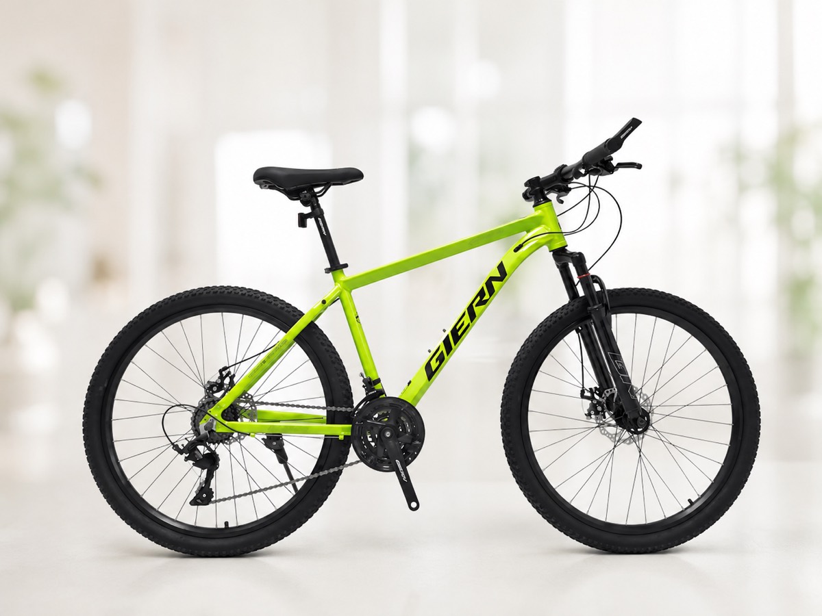 Велосипед GIEREN 8000 R29 Зелений / Велосипед спортивний 24 швидкості