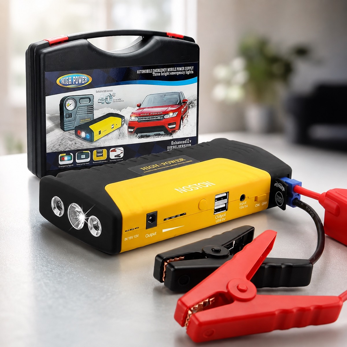 Пусковий автомобільний пристрій JUMP STARTER Power Bank 50800 mAh — фото 1